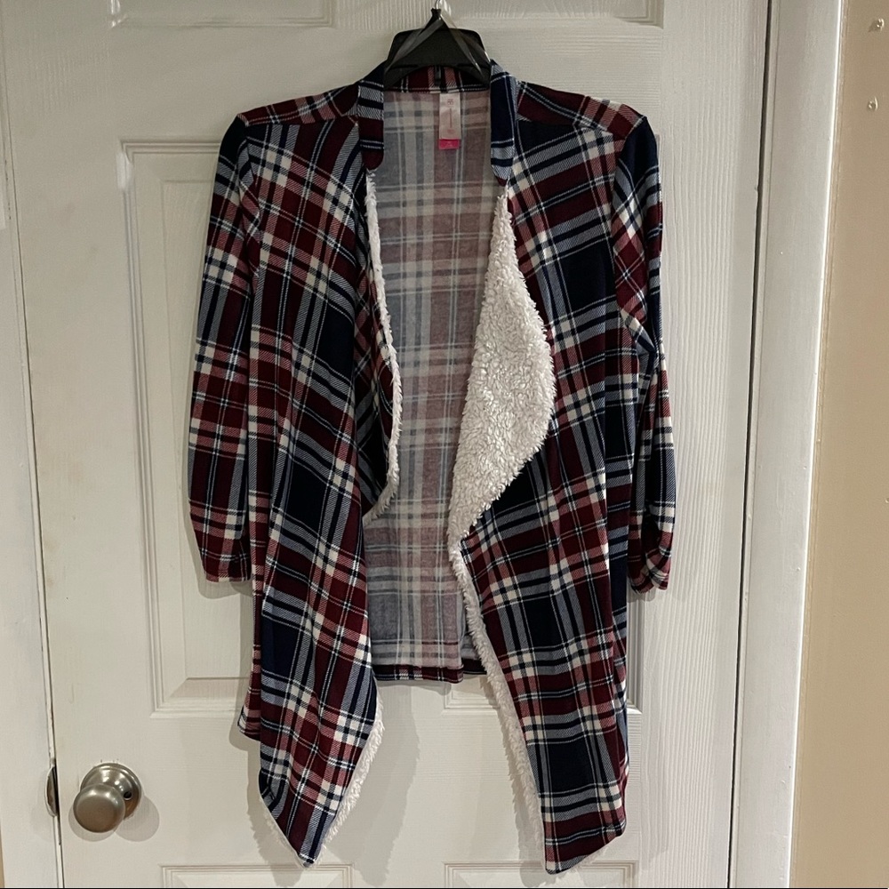 Colorful Plaid Cardigan (medium)!